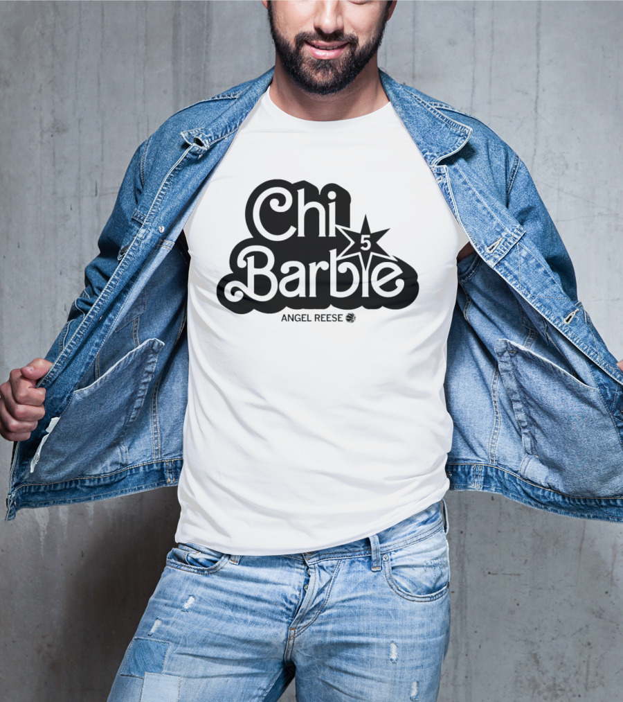 ChiBarbie Angel Reese Chicago Sky 5 Star T-Shirt