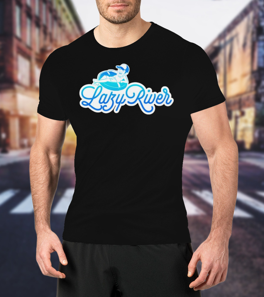 Lazy River Float Chill Relaxation Cartoon T-Shirt