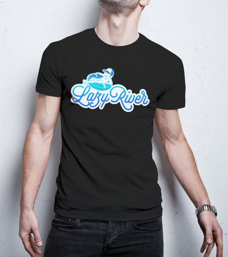 Lazy River Float Chill Relaxation Cartoon T-Shirt