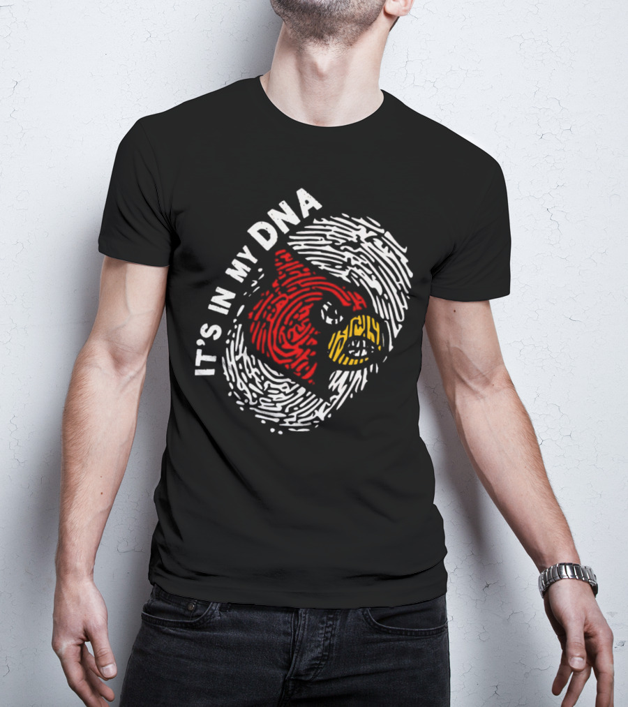 Louisville Cardinals It’s In My DNA Fingerprint T-Shirt