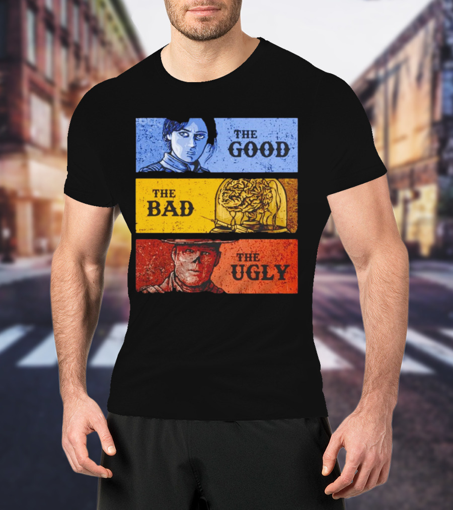 Fallout The Good The Bad The Ugly Character Carousel T-Shirt