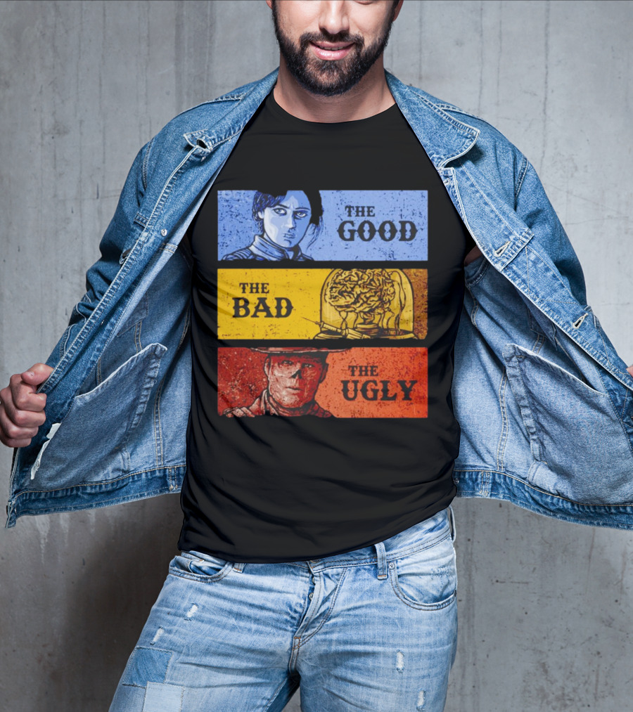 Fallout The Good The Bad The Ugly Character Carousel T-Shirt