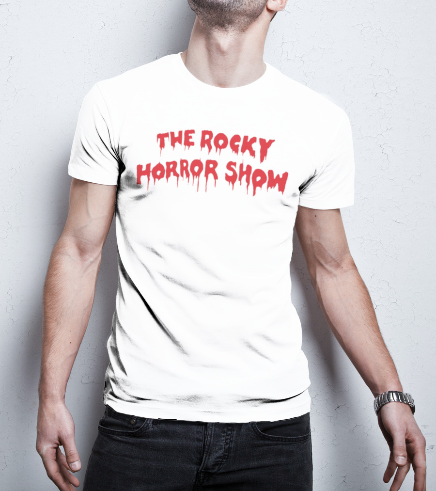 The Rocky Horror Show Dripping Red Horror Font T-Shirt