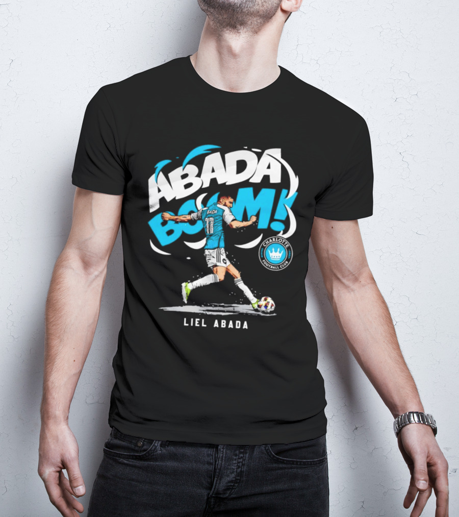 Liel Abada Charlotte Football Club Abada Boom Soccer Action T-Shirt