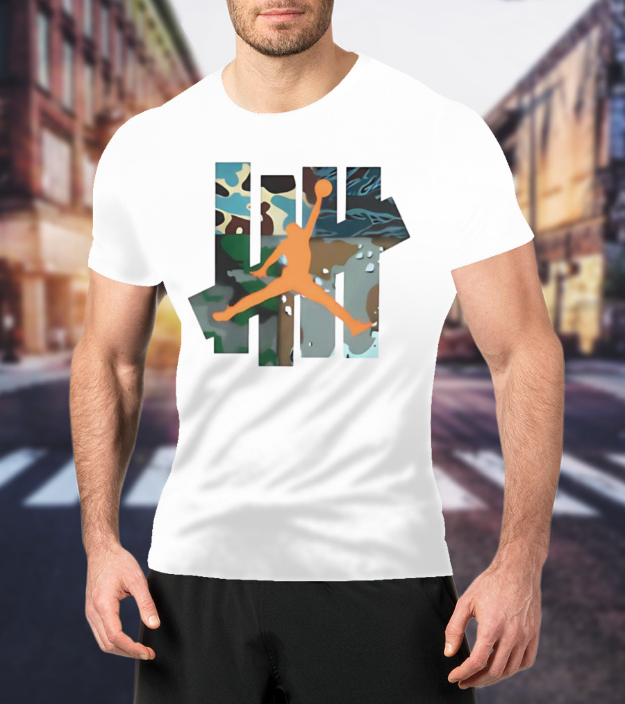 Luka Doncic Jordan X Undefeated Camo Jumpman Be More Prepared Than Anyone Else T-Shirt