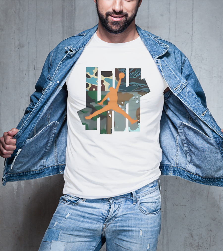Luka Doncic Jordan X Undefeated Camo Jumpman Be More Prepared Than Anyone Else T-Shirt