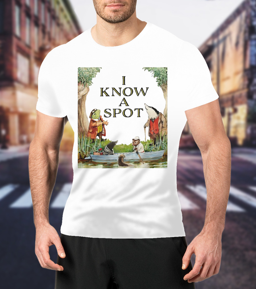 I Know A Spot Animals By The River With Friends T-Shirt