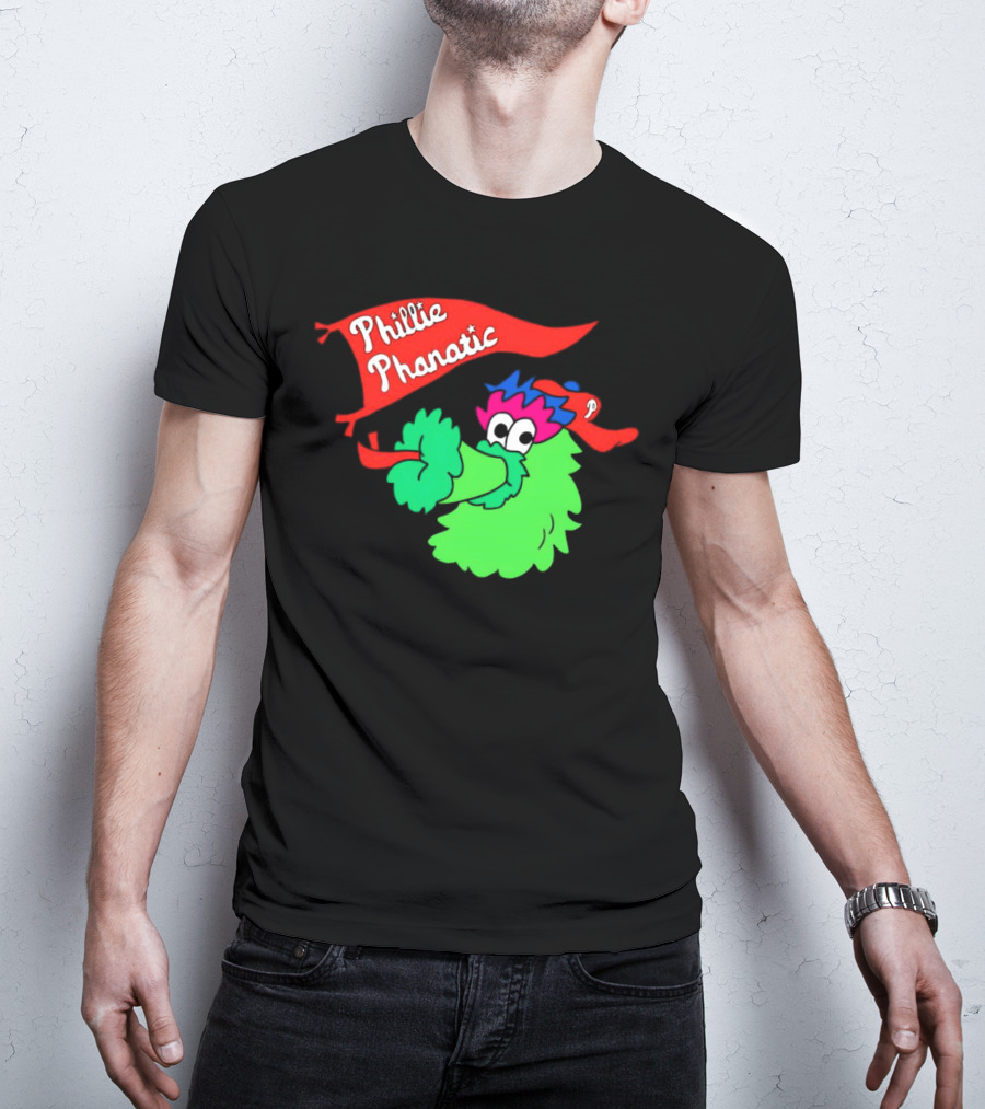Phillie Phanatic Philadelphia Phillies Mascot Banner T-Shirt
