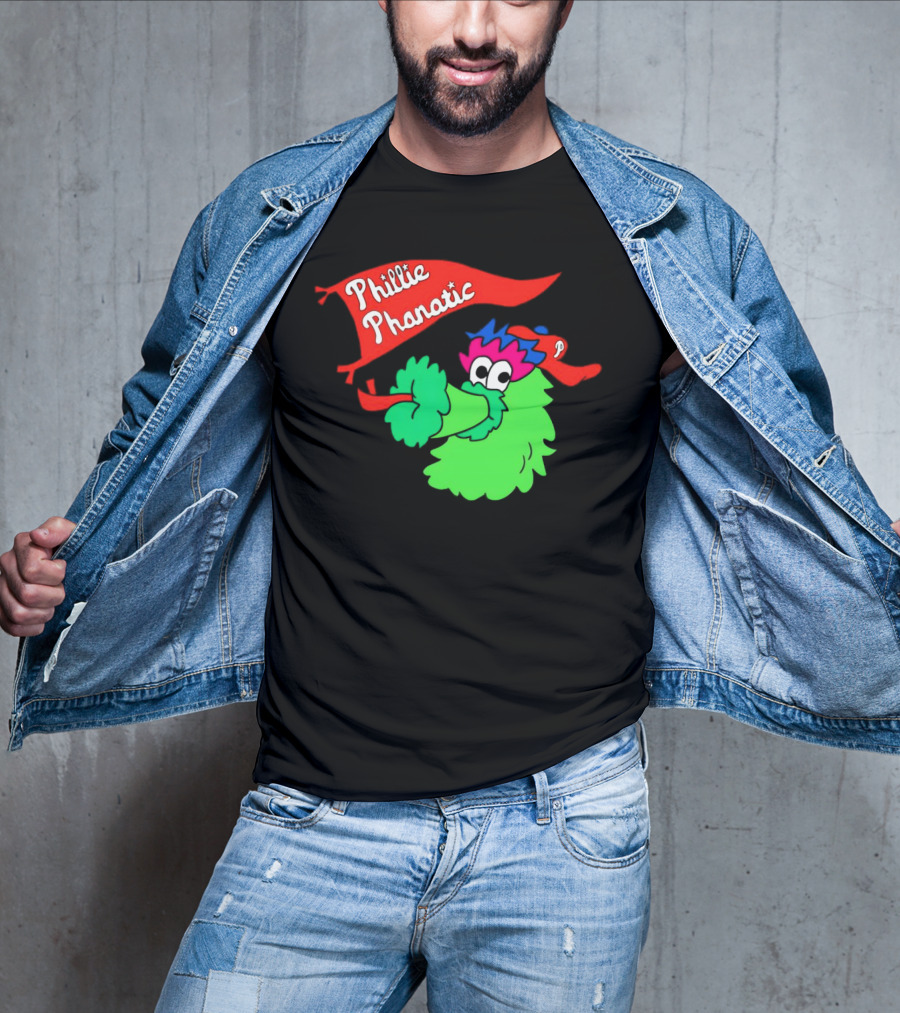 Phillie Phanatic Philadelphia Phillies Mascot Banner T-Shirt