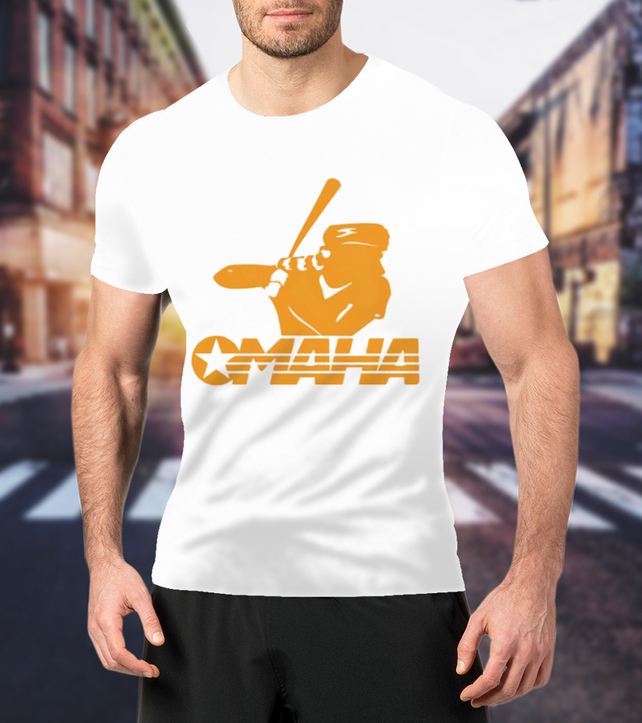Omaha Baseball Player Star T-Shirt