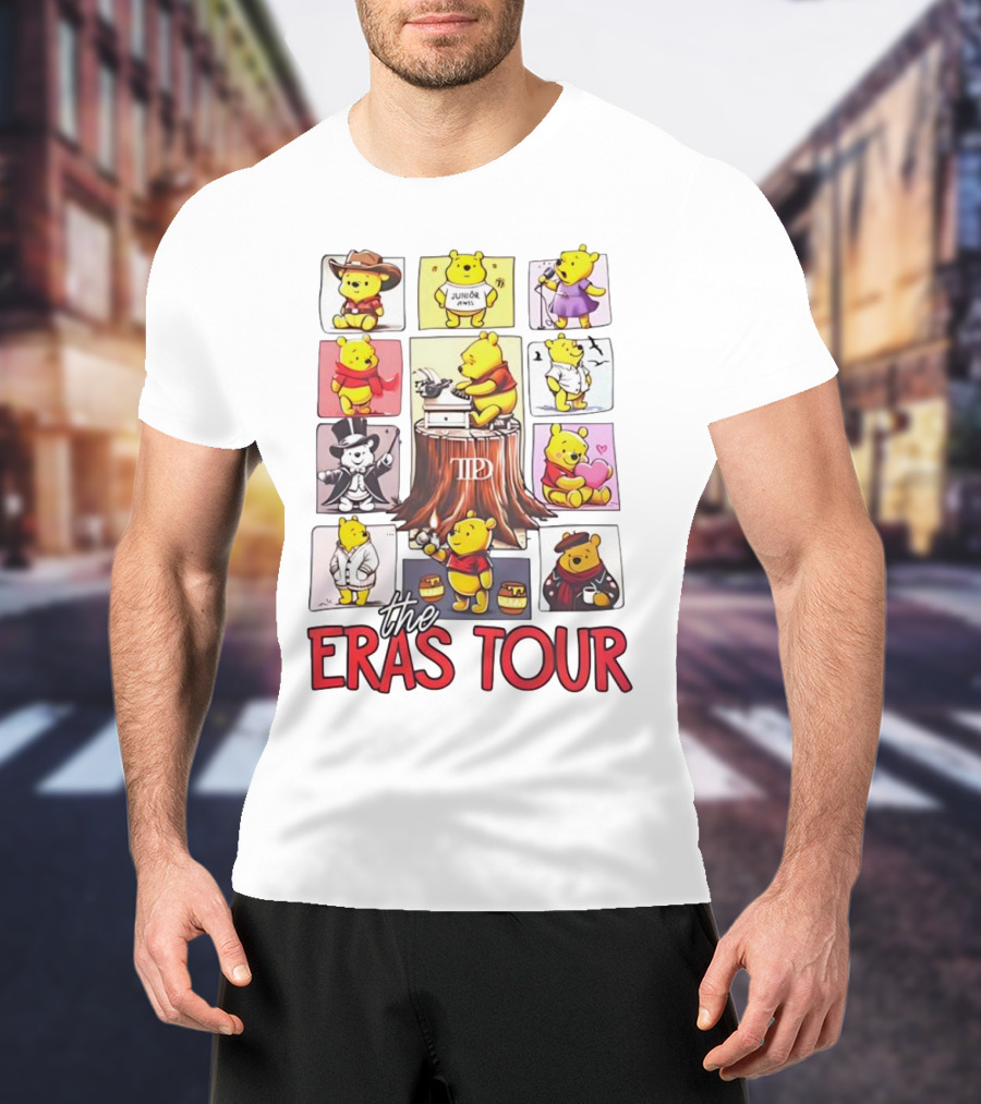 Winnie The Pooh In Diverse Costumes The Eras Tour T-Shirt