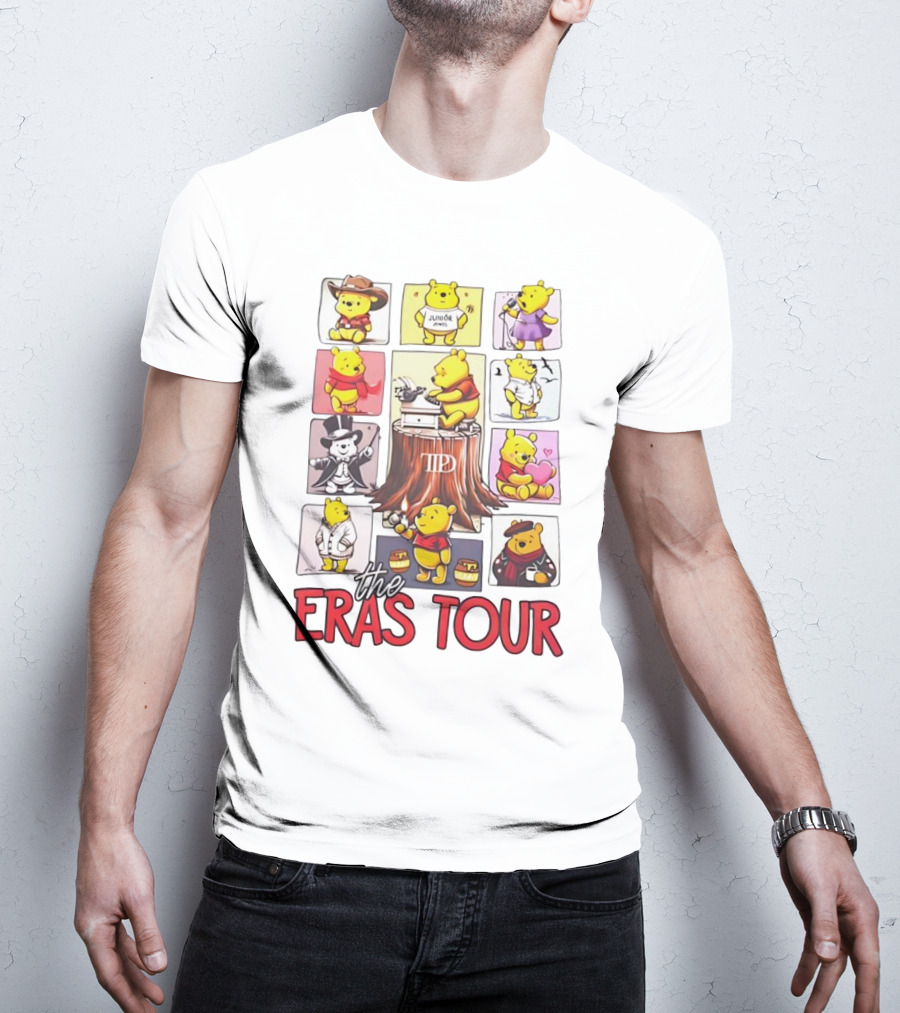 Winnie The Pooh In Diverse Costumes The Eras Tour T-Shirt