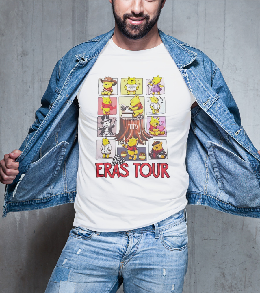 Winnie The Pooh In Diverse Costumes The Eras Tour T-Shirt