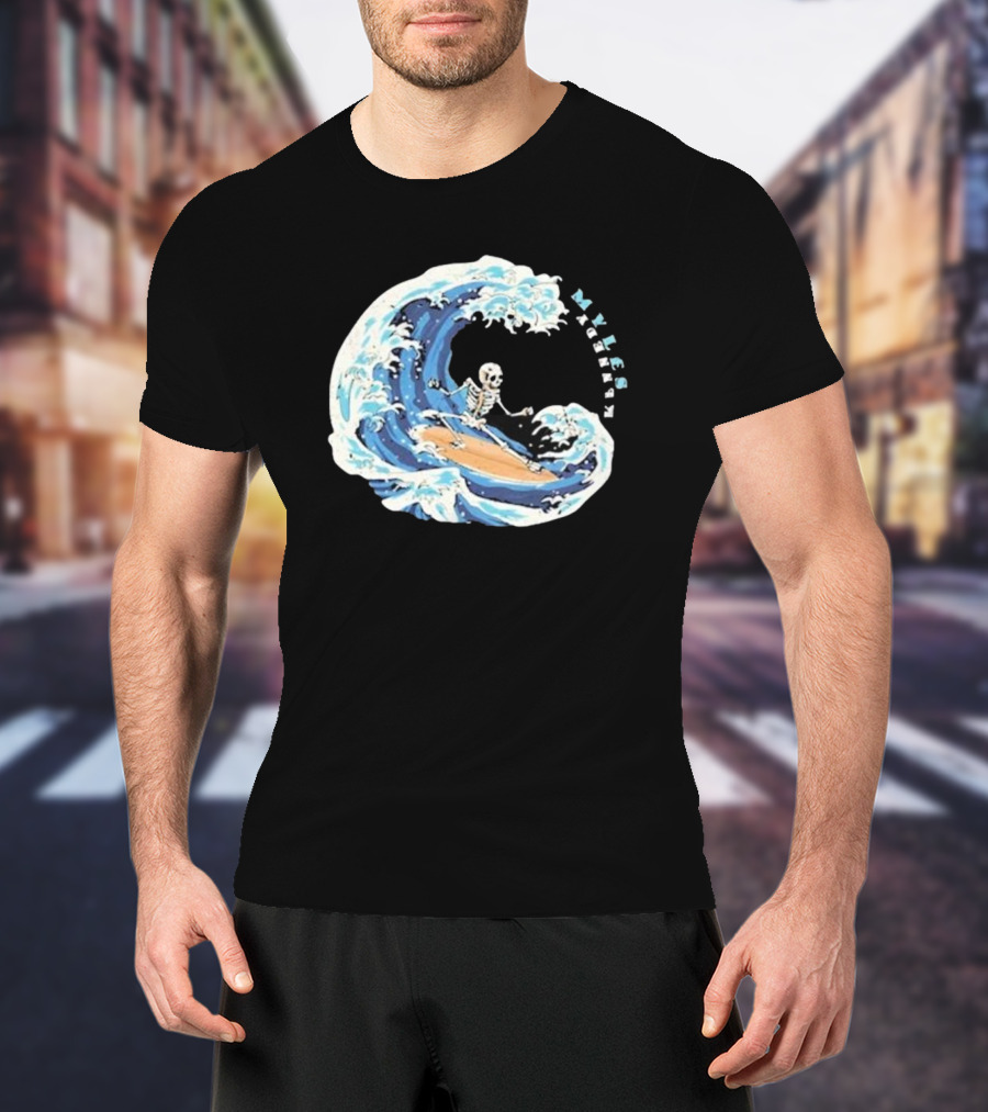 Myles Kennedy Skeleton Surf Wake T-Shirt