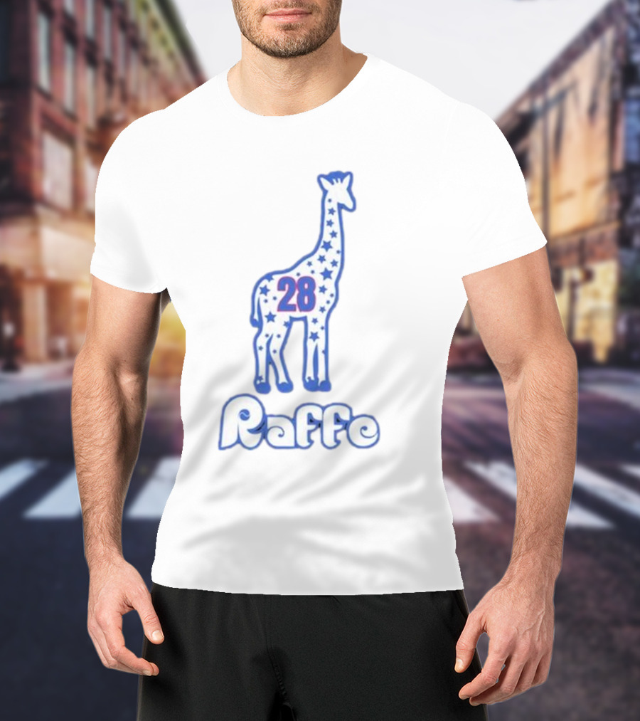 Raffe 28 Phillygoat Giraffe Stars T-Shirt
