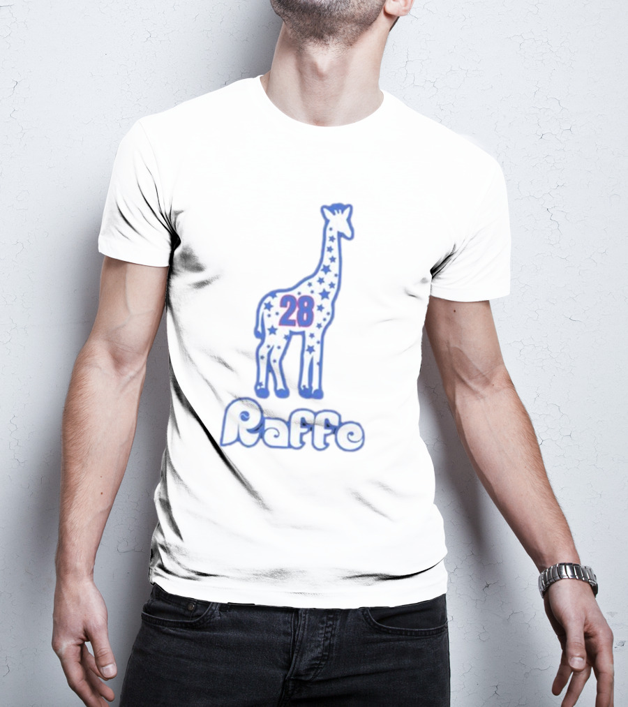 Raffe 28 Phillygoat Giraffe Stars T-Shirt