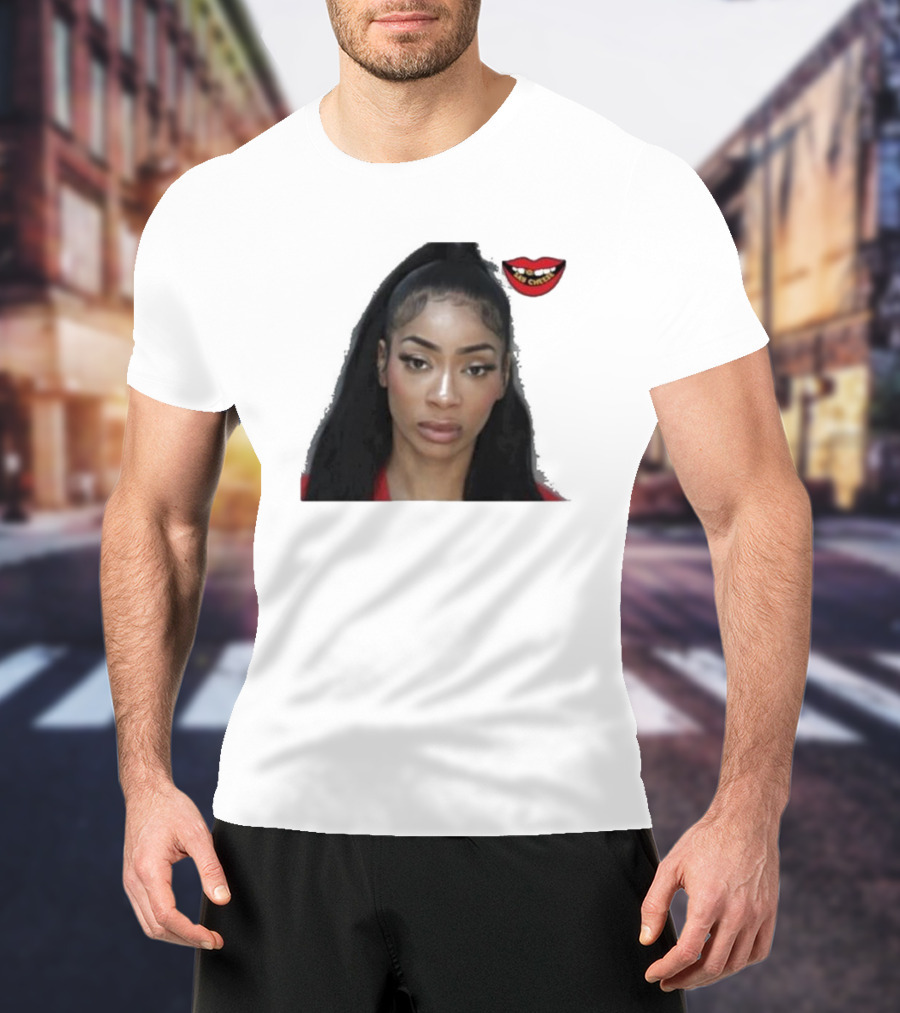 Tommie Lee Arrested Mugshot With Red Lips T-Shirt