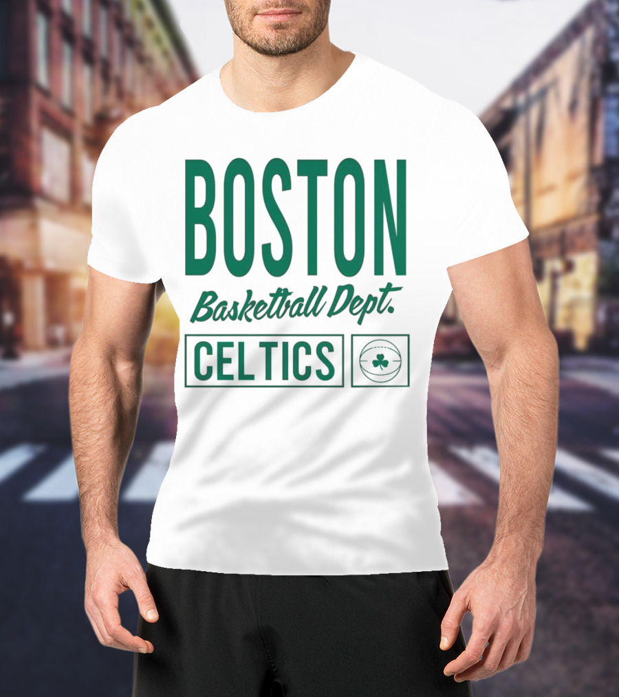 Boston Celtics Basketball Dept Celtics Shamrock T-Shirt