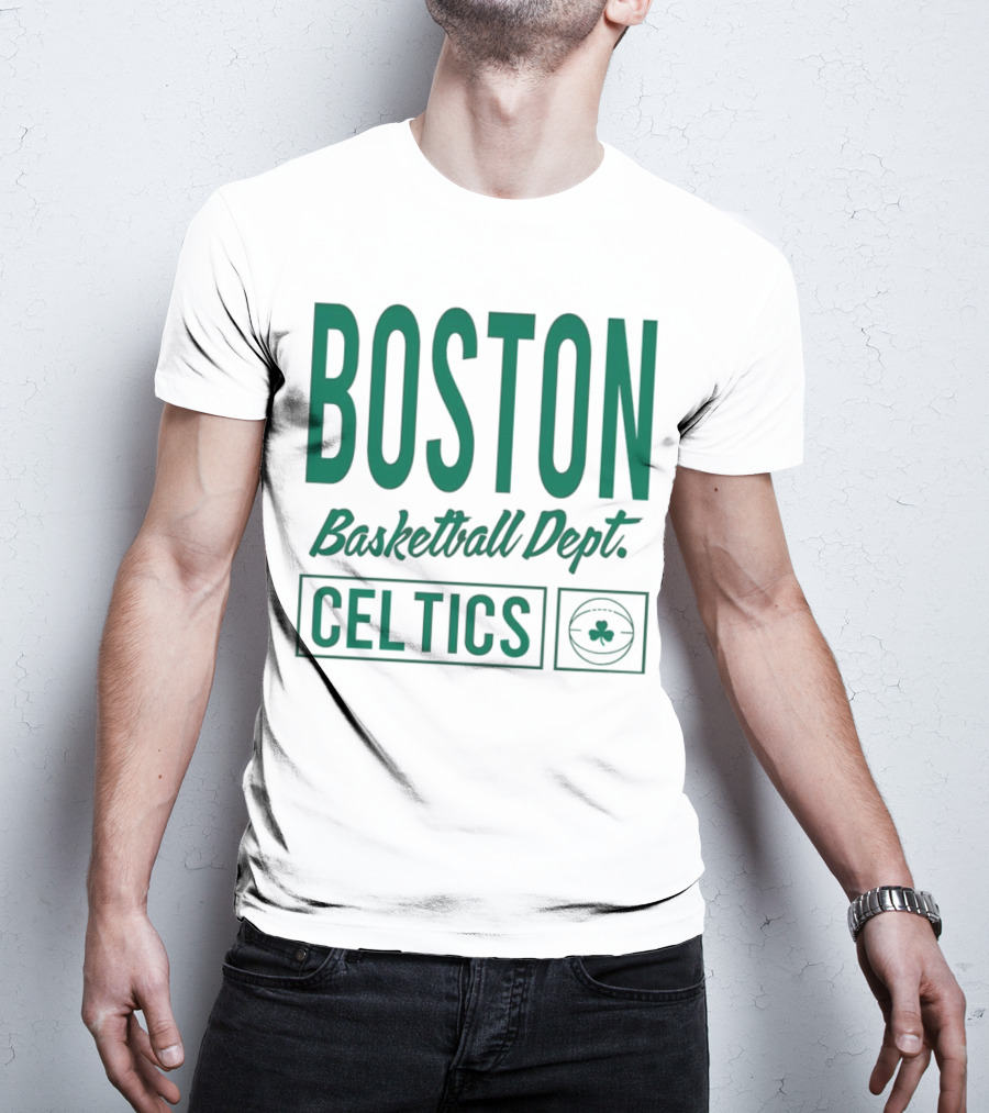 Boston Celtics Basketball Dept Celtics Shamrock T-Shirt