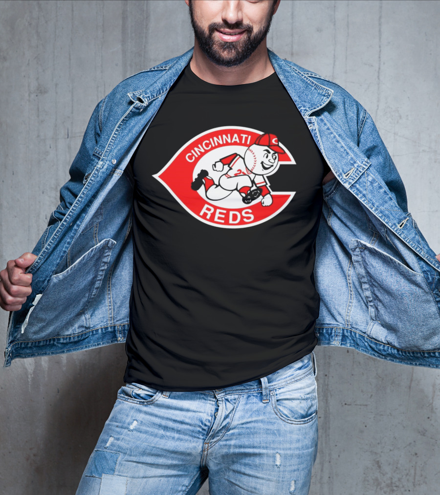 Cincinnati Reds Mascot MLB Baseball T-Shirt