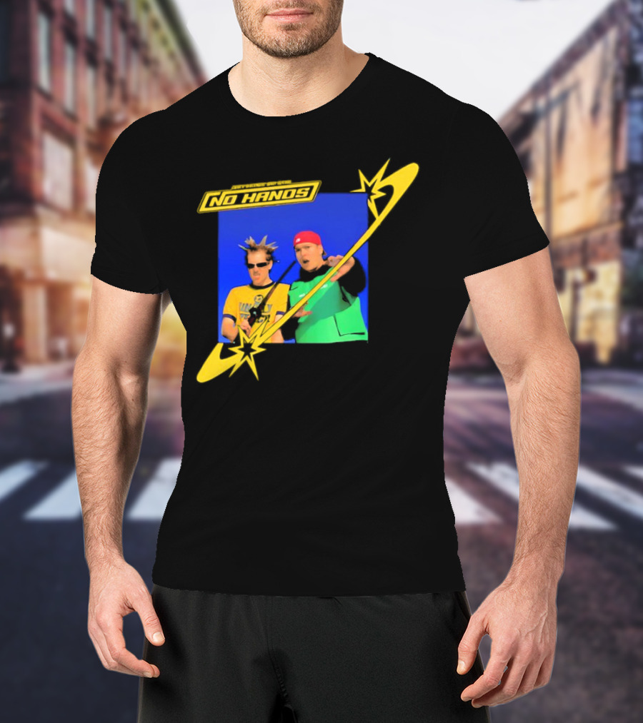 Joey Valence And Brae No Hands Retro Graphic Duo In Yellow And Green With Starburst T-Shirt