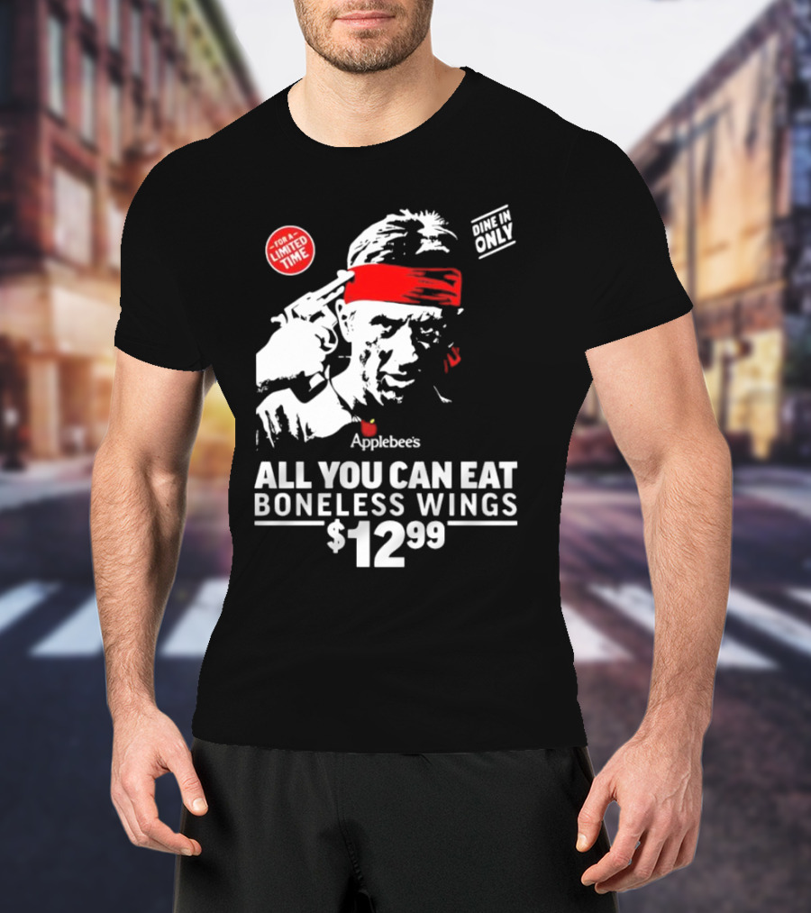 Applebee's All You Can Eat Boneless Wings Dine In Only For A Limited Time $12.99 T-Shirt