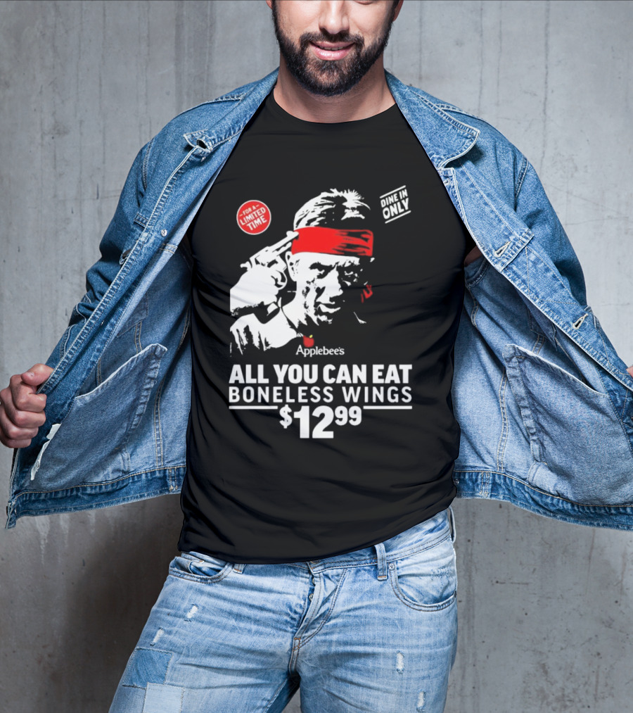 Applebee's All You Can Eat Boneless Wings Dine In Only For A Limited Time $12.99 T-Shirt