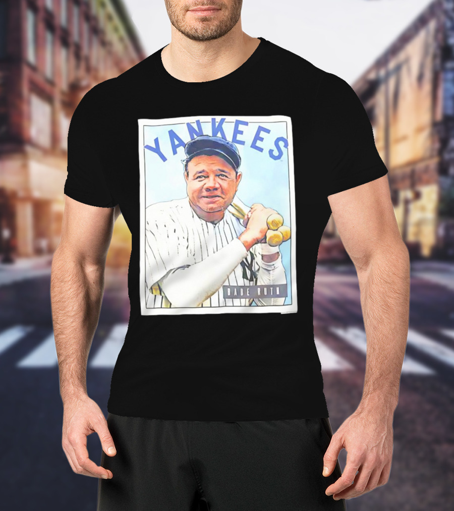 YANKEES Babe Ruth Baseball T-Shirt