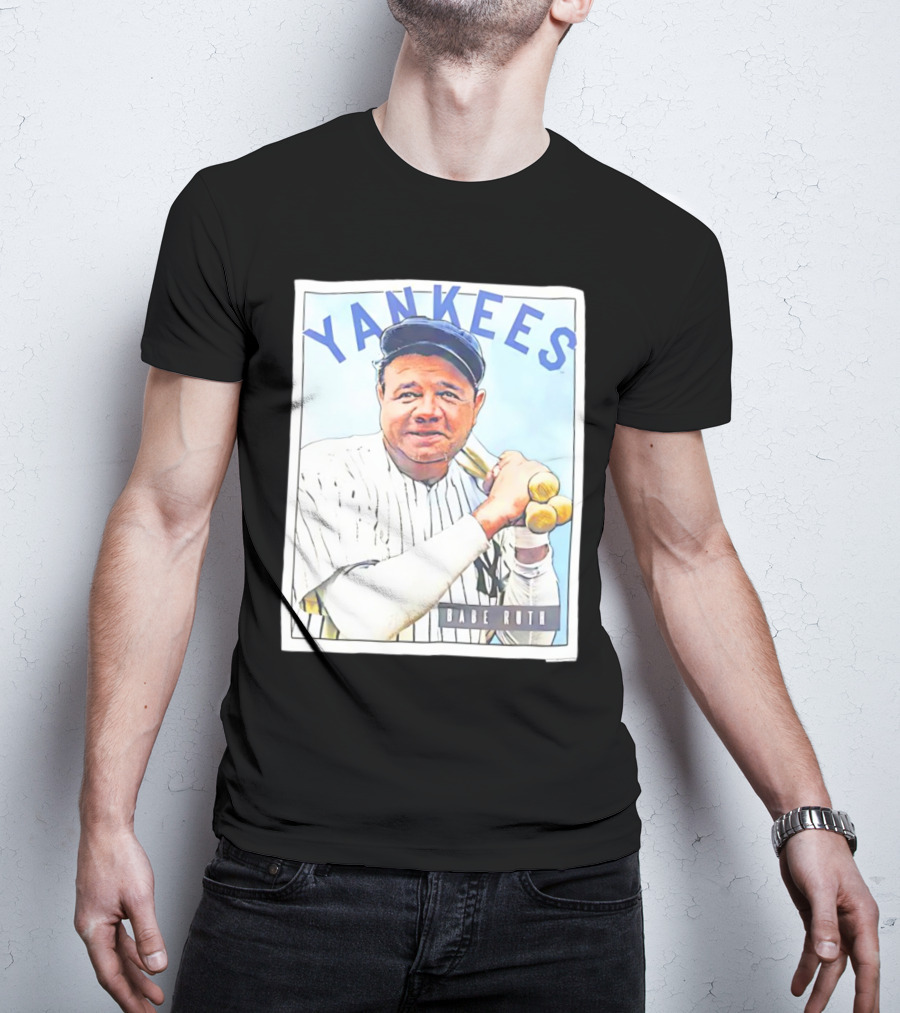YANKEES Babe Ruth Baseball T-Shirt