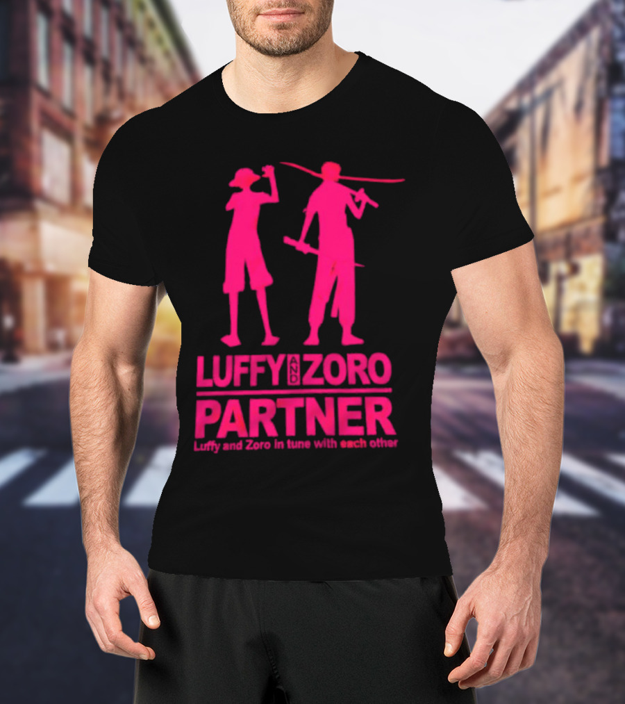 Luffy And Zoro Partner In Tune With Each Other T-Shirt