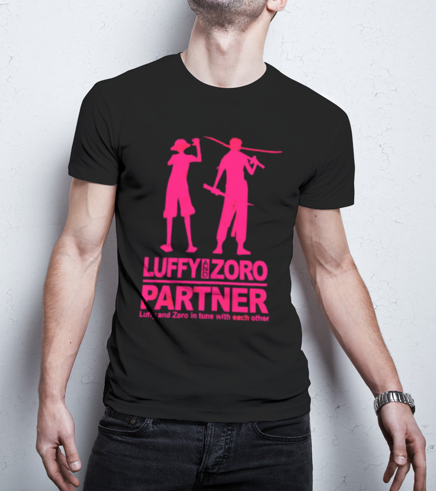 Luffy And Zoro Partner In Tune With Each Other T-Shirt
