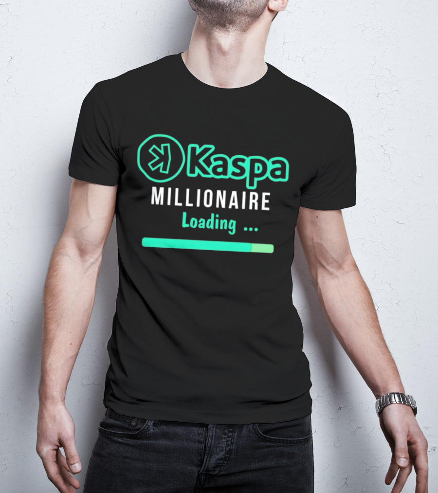 Kaspa Millionaire Loading Icon With Progress Bar T-Shirt
