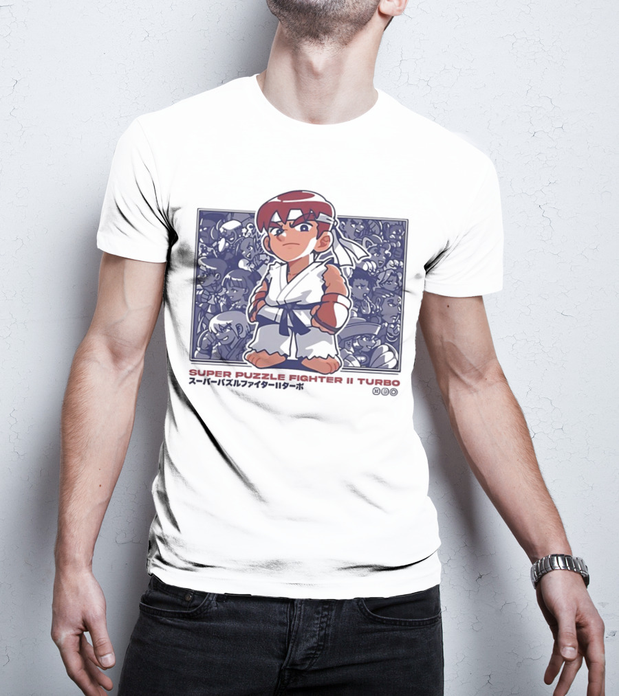Super Puzzle Fighter II Turbo Character Lineup T-Shirt