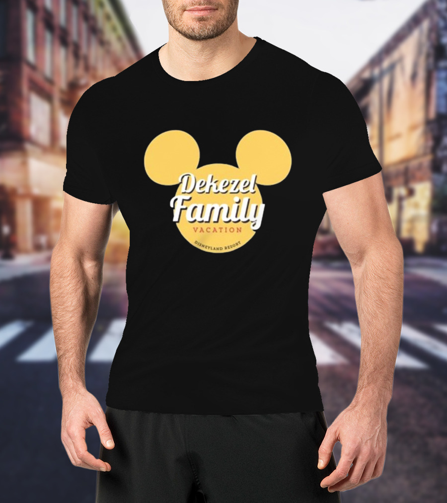 Dekezel Family Disneyland Resort Vacation Mickey Mouse T-Shirt
