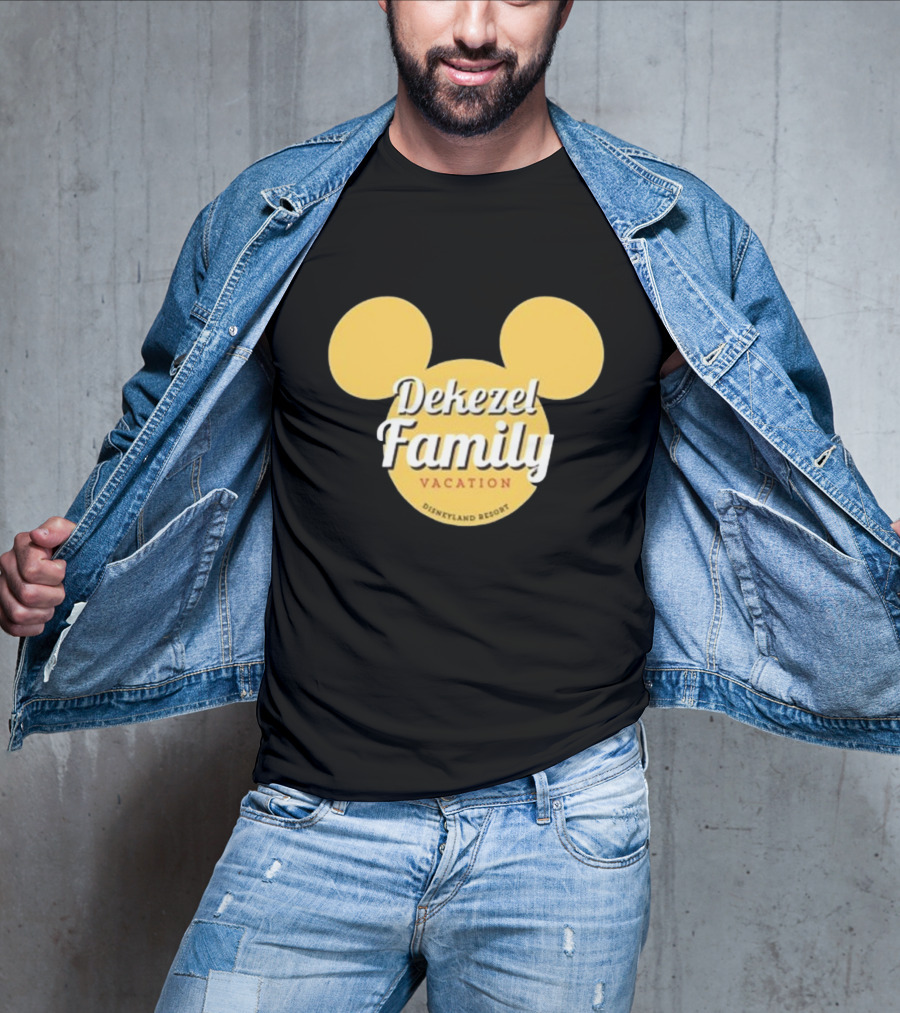 Dekezel Family Disneyland Resort Vacation Mickey Mouse T-Shirt