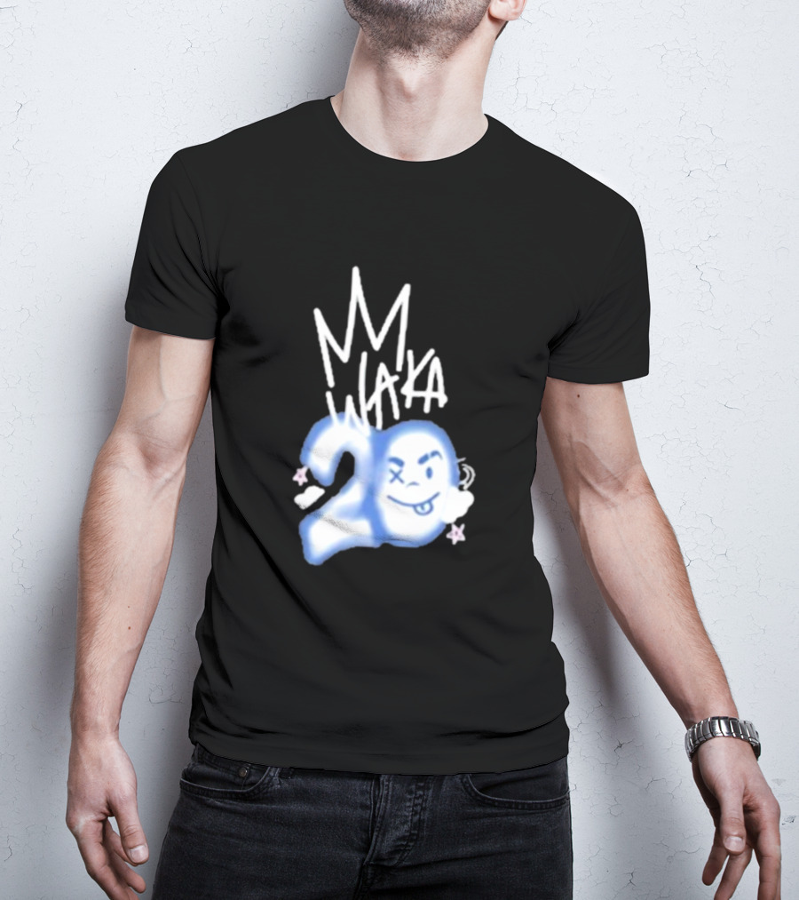 Waka Crew Waka 20 Birthday Bundle MM Style Cloud Star Emoji T-Shirt