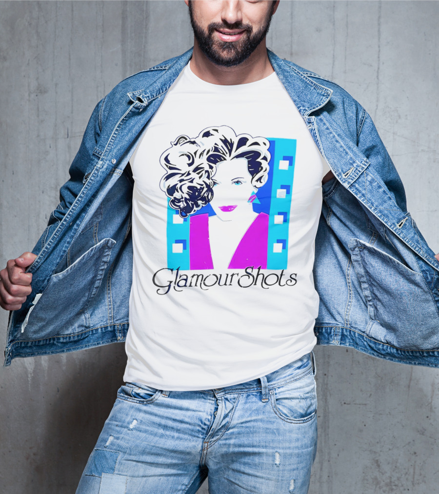 Retro 80s Glamour Shots Abstract T-Shirt