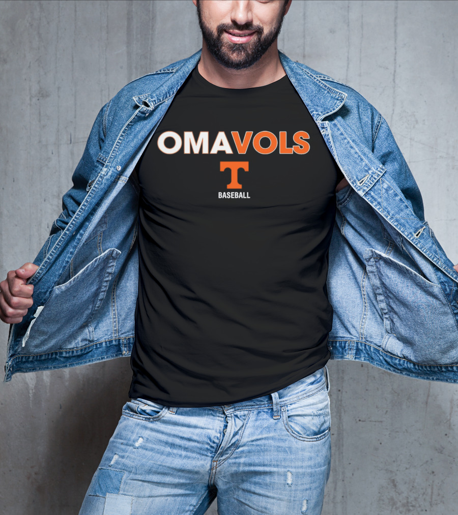 Omavols Tennessee Volunteers Baseball T-Shirt