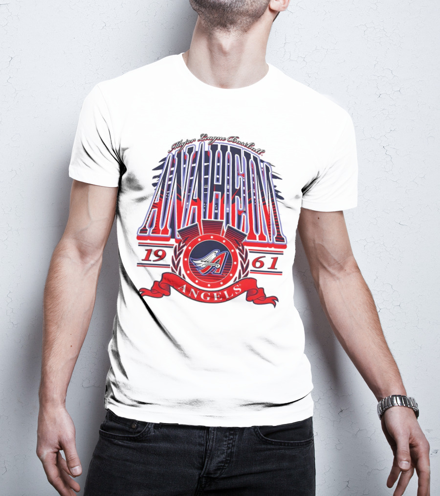 Major League Baseball Anaheim Angels 1961 T-Shirt