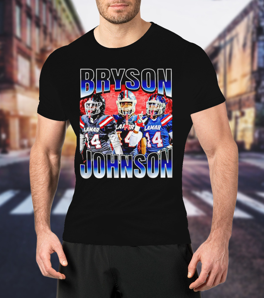 Bryson Johnson Lamar 44 Football Vintage T-Shirt