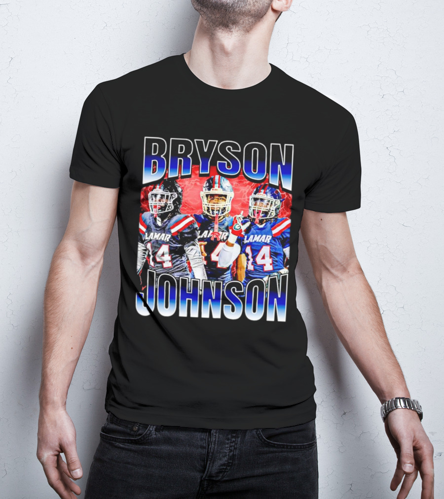 Bryson Johnson Lamar 44 Football Vintage T-Shirt