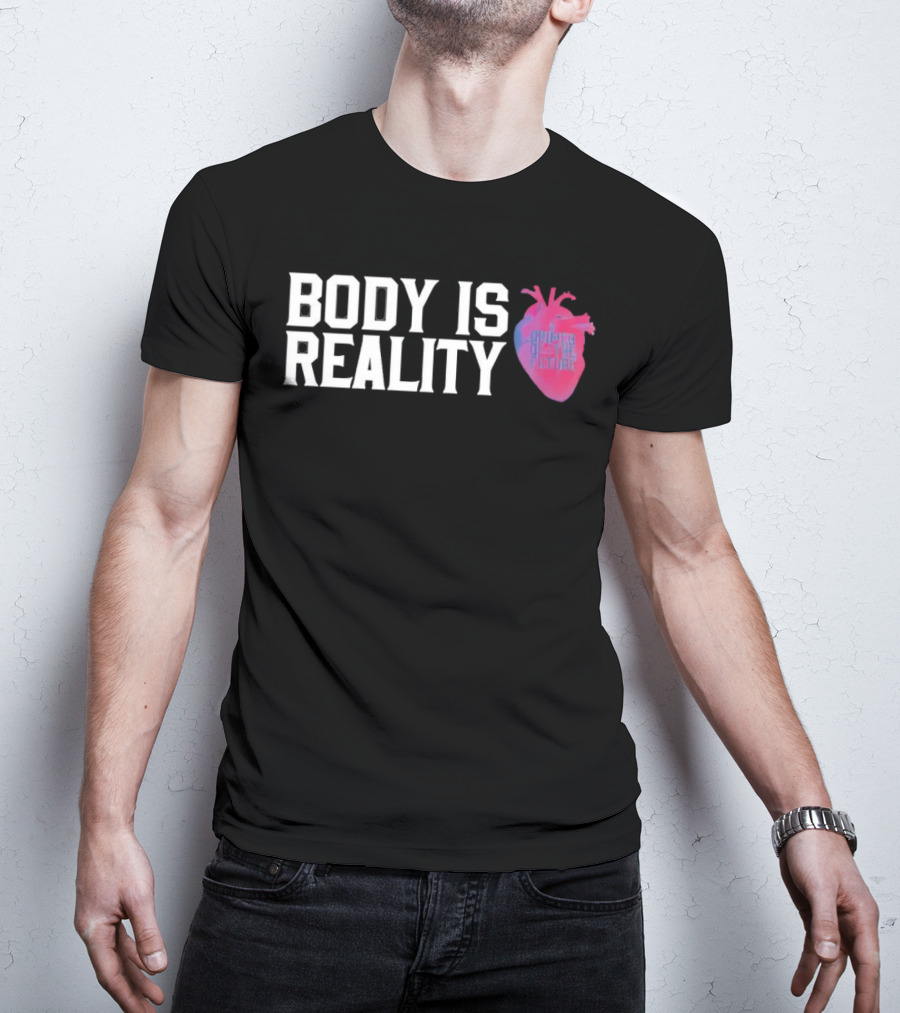 Body Is Reality Crimes Of The Future Heart T-Shirt