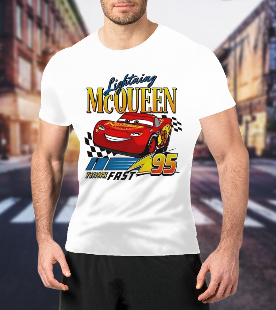 Lightning McQueen 95 Think Fast Racing Adventure T-Shirt