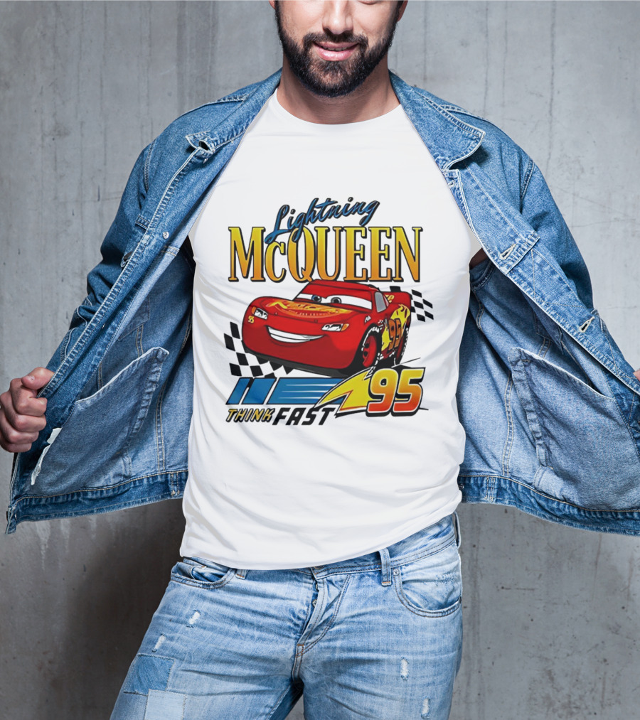 Lightning McQueen 95 Think Fast Racing Adventure T-Shirt