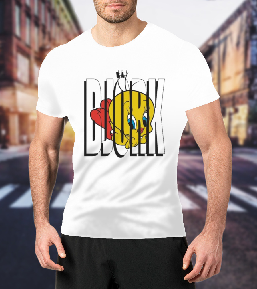 Tweety Bjork Chibi Cute Duck T-Shirt