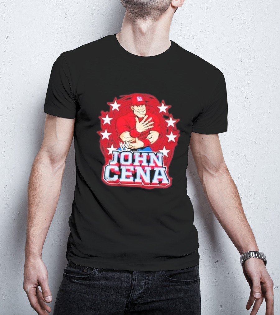 WWE John Cena Cartoon Stars T-Shirt