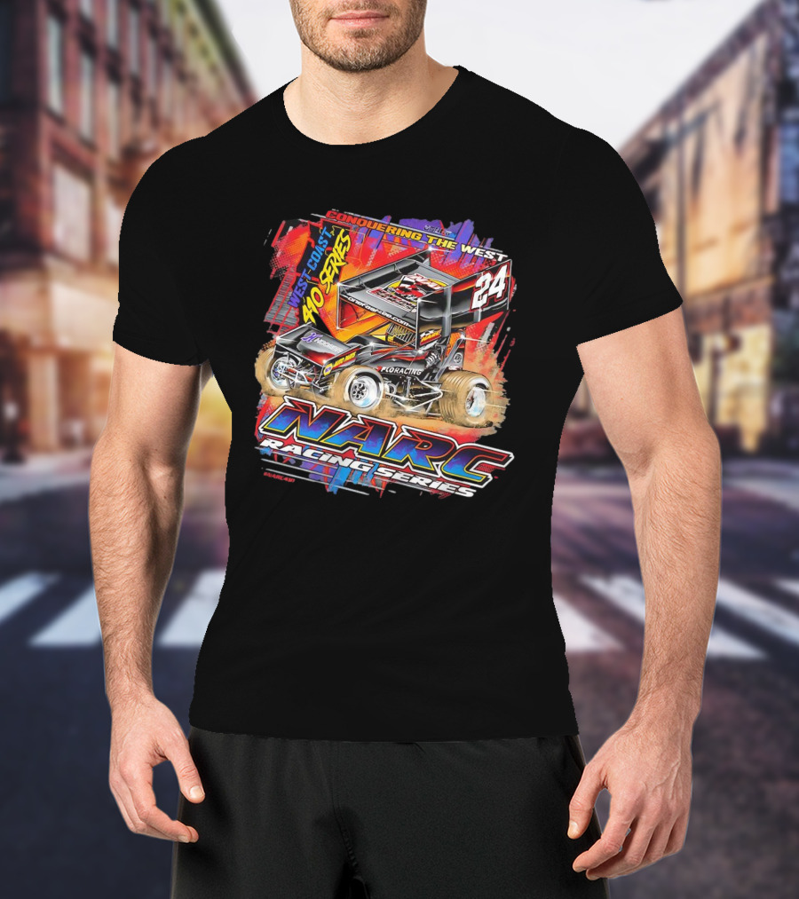 Conquering The West Coast 410 Series NARC Racing Series 24 T-Shirt
