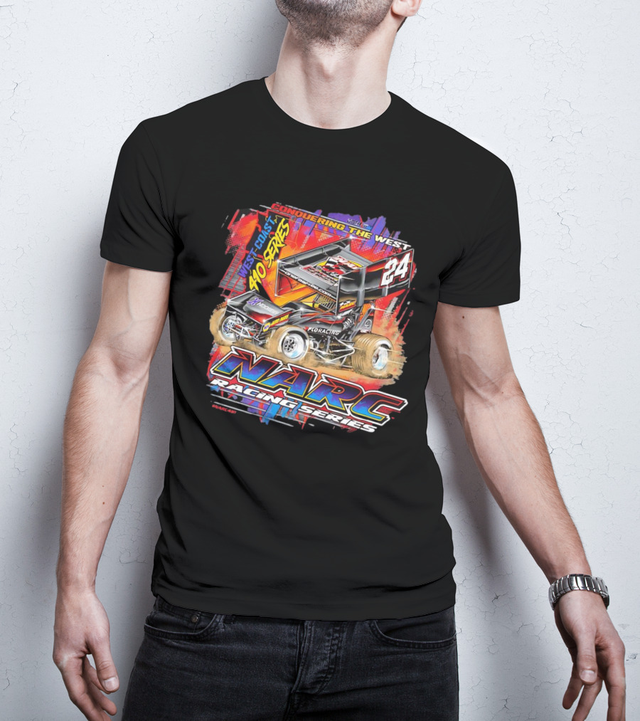 Conquering The West Coast 410 Series NARC Racing Series 24 T-Shirt
