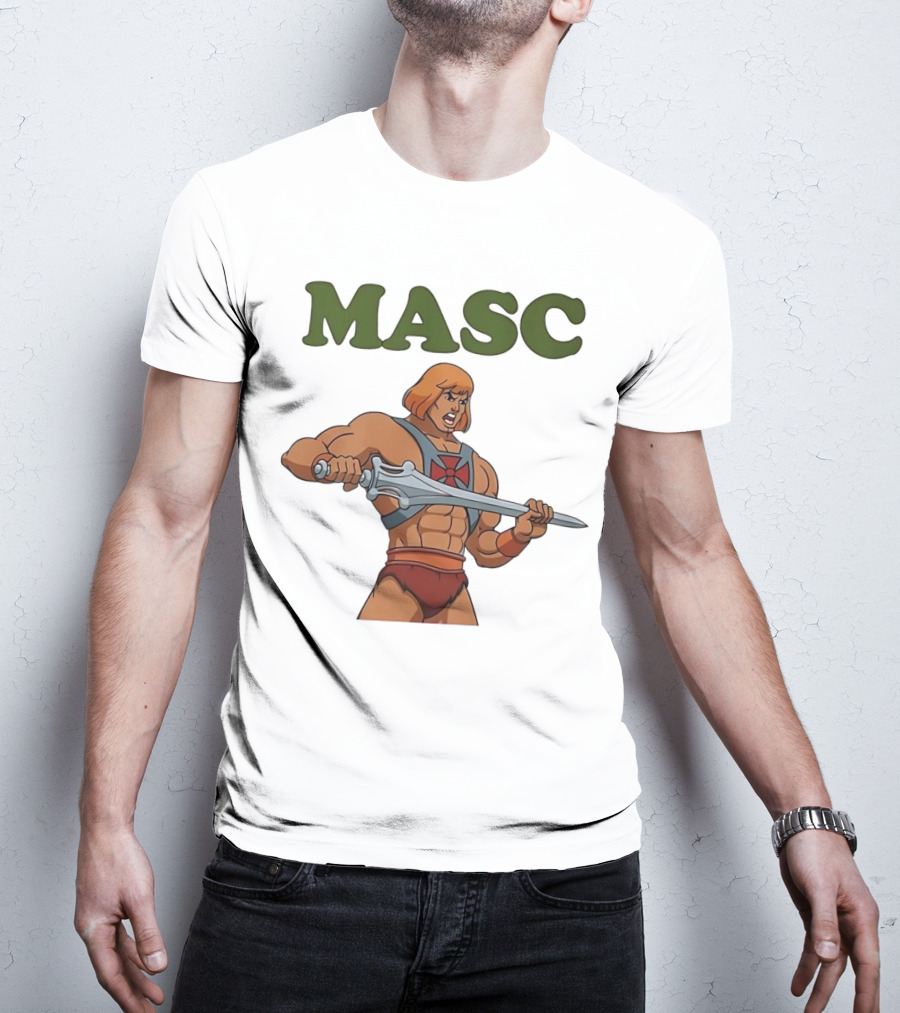 MASC He-Man Comic Character T-Shirt