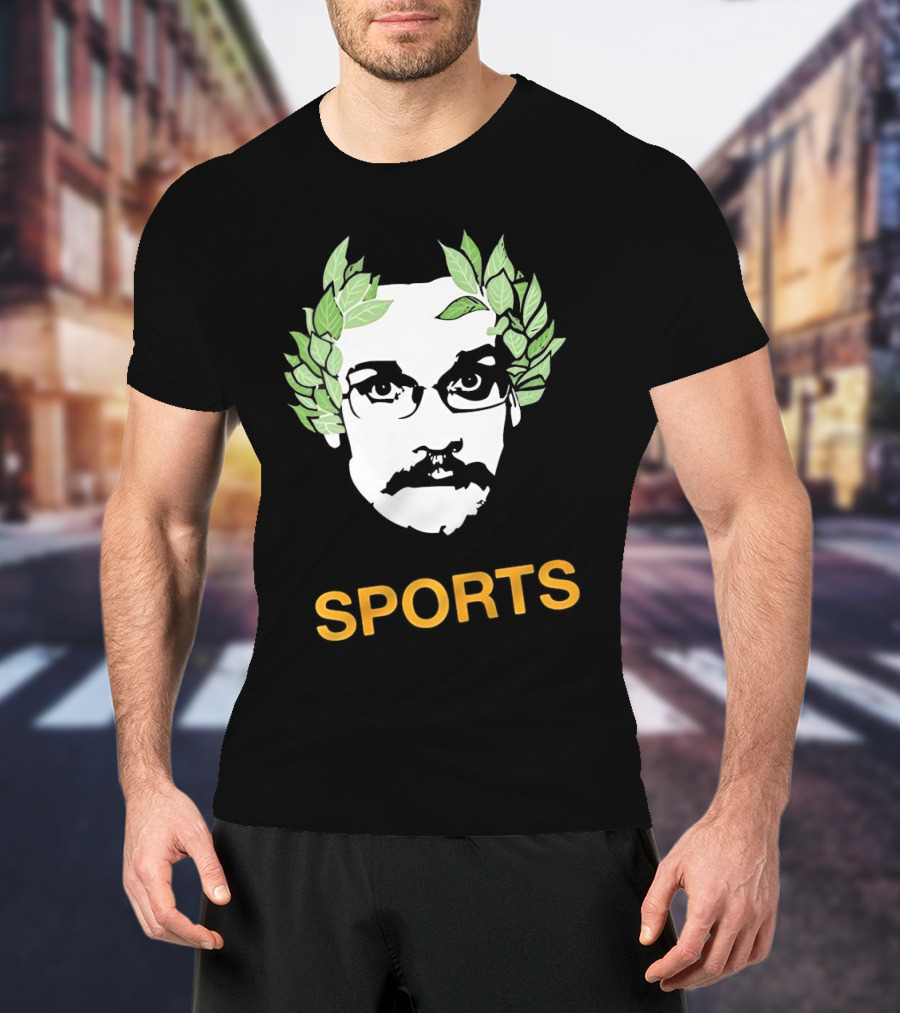 Olympic John Laurel Wreath Face Sports T-Shirt